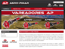 Tablet Screenshot of agropimar.com